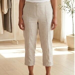 Calvin Klein Linen Stone Pants